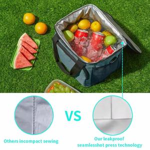 Cooler Lunch Bag Waterproof, Thermal Food Case, Insulated Bags With Adjustable Shoulder Strap, Picnic, Hiking - Product Image 4