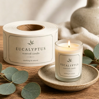 Prix direct usine, étiquettes en papier texturé personnalisées en petites séries, adaptées aux étiquettes d'aromathérapie et de parfums
