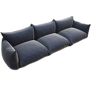 Sofá Doble Blanco para Sala <span class=keywords><strong>de</strong></span> Estar, Moderno y Minimalista, Estilo Nórdico Europeo, para Familias Pequeñas, con Tapicería <span class=keywords><strong>de</strong></span> Tela Tecnológica - Product Image 3