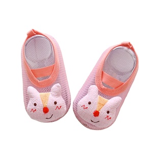 Mỏng chống trượt mùa hè bé gái phim hoạt hình khuôn mẫu bé đi bộ vớ dễ thương bé trẻ em trẻ mới biết đi thường dệt kim cao Phi Hành Đoàn thoáng khí - Product Image 1