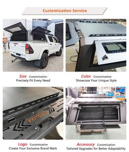 Cubierta Impermeable para Camioneta con Alerón Integrado, Techo Rígido Aerodinámico de Aluminio para Modelos <span class=keywords><strong>Ford</strong></span> <span class=keywords><strong>F150</strong></span>, BYD Shark, GWM Ute - Product Image 5