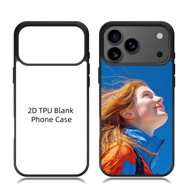 Trend 2D TPU Aluminum Plate Blank Sublimation Mobile Phone Cases for iPhone 17 16 15 14 13 Promax XR Wholesale Accessories