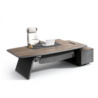 Nouveau mobilier de bureau commercial modulaire en panneaux de bois de style italien moderne, créatif, fonctionnel, haut de gamme et luxueux