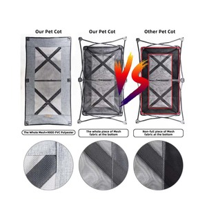 Cama de perro portátil impermeable para exteriores, varios modelos, con dosel - Product Image 6