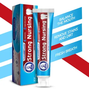 Spearmint OEM Wholesales Toothpaste Plant Glycoside Components Gingival Health Teeth Remove Stains And Dirt Herbal Spearmint Toothpaste