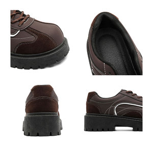 Chaussures Derby à lacets en matériaux mixtes, confortables et décontractées, pour les activités de plein air et quotidiennes - Product Image 2