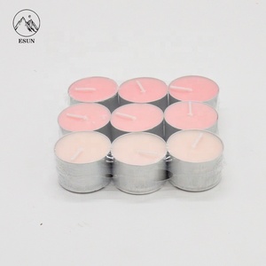 Bougies chauffe-plat spirituelles sans fumée, bougies chauffe-plat, lampe beurre cire de soja, 9 pièces par sac, 2/4/8 heures - Product Image 1