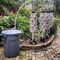 Pot tanaman pertanian vertikal hidroponik Strawberry pot bunga taman