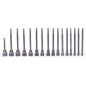 S2 Magnetic Allen Hex <strong>Socket</strong> H5 6 7 8 9 10 11 12 13 14 15 16 17 18 19mm Nut Screwdriver Bits 1/4 Shank 42 65 100 150 200mm - Product Image 6