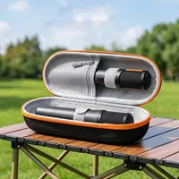 Étui de transport rigide en EVA personnalisé avec logo, boîte de rangement portable pour haut-parleur BT et ensemble de micro, vente en gros directe d'usine