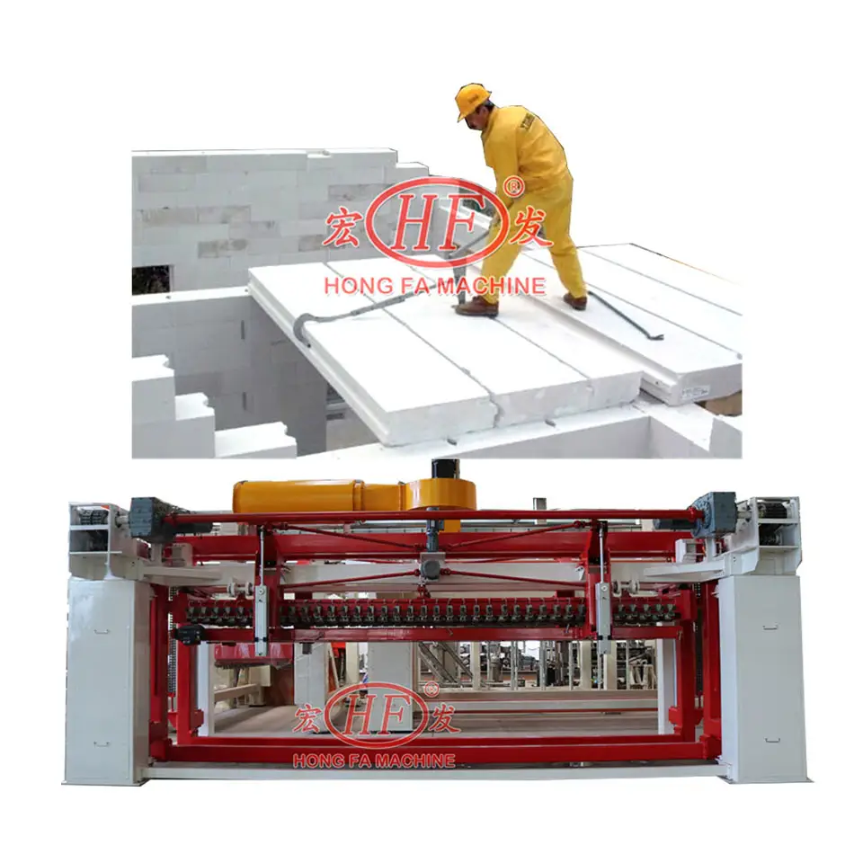 Xây dựng chuyên nghiệp xây dựng gạch máy hoàn toàn tự động AAC Khối Nhà máy dây chuyền sản xuất cho bọt khối bê tông