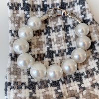 Collier pour animaux de compagnie en acier inoxydable de haute qualité, réglable, avec perles, pour chats et chiens, vente en gros