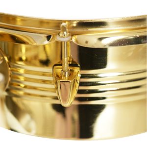 Bongos Latinos Dorados de Fábrica Directa 13+14 Pulgadas - Percusión Profesional con Soporte Ajustable, Suministro a Granel Transfronterizo - Product Image 5