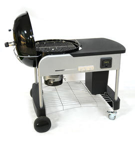 Barbecue au charbon <span class=keywords><strong>de</strong></span> bois commercial multifonctionnel <span class=keywords><strong>de</strong></span> luxe 22,5 pouces, chariot barbecue, barbecue extérieur, cuisinière <span class=keywords><strong>de</strong></span> camping - Product Image 2