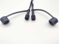 M10 2pin 3pin 4pin IP65 Pria Wanita konektor kabel tahan air dengan fungsi anti-interferensi perakitan kabel kustom