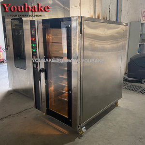 Lò nướng đối lưu điện và gas thương mại 5/8/10/12 khay, lò nướng bánh mì với bảng điều khiển cơ - Product Image 6