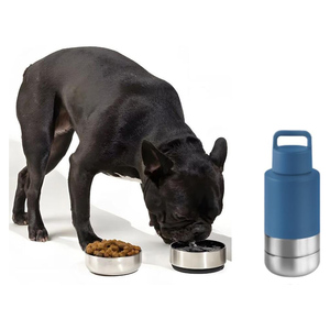 Botella de Agua 3 en 1 para Perros, de Acero Inoxidable, a Prueba de Fugas, de 14oz, 22oz y 32oz, con Dispensador y Bebedero para Mascotas al Aire Libre - Product Image 4