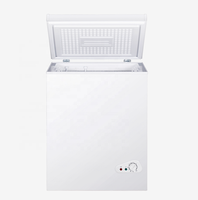 Petite capacité Mini 60L Commercial Portable Congelador haut ouvert porte unique coffre congélateur horizontal pour la maison en plein air