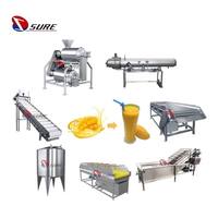 Complete Lijn Fruit Mangosap Maken Extractor Machine Concentraat Vruchtensap Productielijn