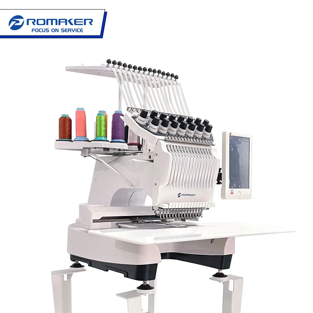 PROMAKER USA warehouse fast shipping embroidery machine Computerized embroidery machinery single head Embroidery machine