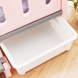 Großhandelspreis PP-Kunststoff Haustierbett Rosa/Blau/Grün Hochwertiges Haustierbett für Kleine Hunde Versandbereit - Product Image 4