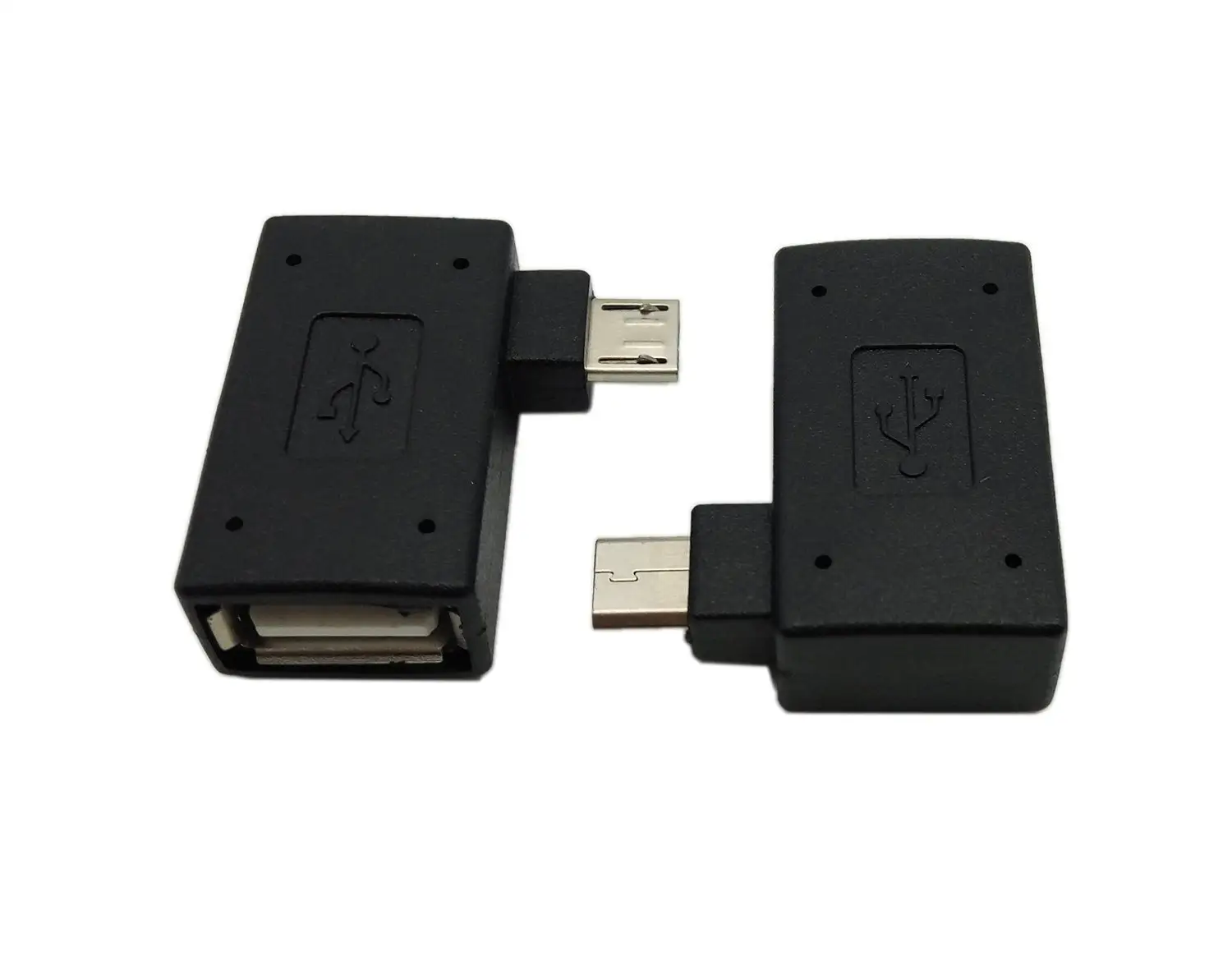 Micro USB bên trái góc 90 độ để gõ-Một OTG nữ với bộ chuyển đổi bộ chuyển đổi nguồn