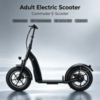 Trottinette Électrique OEM d'Usine avec Batterie Lithium 48V 10.4Ah, Pneus Larges 16 Pouces, Moteur Moyeu 350W – Vente en Gros pour la Mobilité