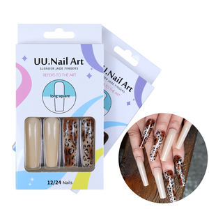 <span class=keywords><strong>Uñas</strong></span> postizas largas y <span class=keywords><strong>cortas</strong></span> para decoración, <span class=keywords><strong>uñas</strong></span> largas y <span class=keywords><strong>cortas</strong></span> con pegamento de gelatina, para <span class=keywords><strong>uñas</strong></span> falsas, <span class=keywords><strong>2022</strong></span> - Product Image 5