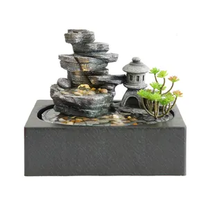 new rock mountain water fountain for home decoration
