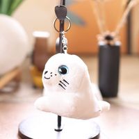 Peluches Squishy Sea Animals Jouets en peluche Seal Keychain Plushy Plushie Ocean Animal Toys Peluches Big Eyes Sea Lion Keyring