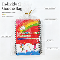 Ensemble de cahiers à gratter personnalisés pour enfants, 24 pièces, art à gratter arc-en-ciel, stylet, pochoir, sac cadeau, bricolage, dessin, artisanat, OEM, ODM
