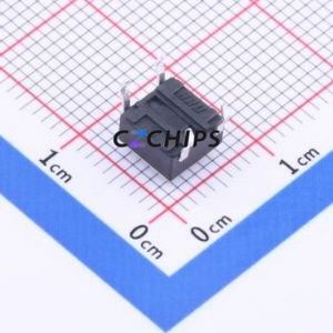 K2-6639DP-B3SW-04 Tactile Switch Through hole Component (THT)-4P,6x6mm Switch 1.8N Through Hole 6mm 6mm - Product Image 2
