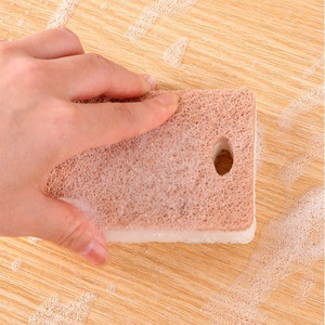 Éponge biodégradable en cellulose de bois naturel pour le nettoyage de la cuisine Éponge à vaisselle en sisal - Product Image 2