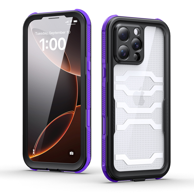 IP68 Waterproof Phone Cases Biodegradable Shockproof Anti-yellow Mobile Phone Cases