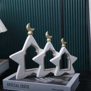 Ornement de bureau en résine islamique, dôme de <span class=keywords><strong>la</strong></span> Kaaba, <span class=keywords><strong>mosquée</strong></span>, décoration de table pour <span class=keywords><strong>la</strong></span> maison et le bureau, Ramadan, musulman, Mingxuan MXLY101802, intérieur - Product Image 5