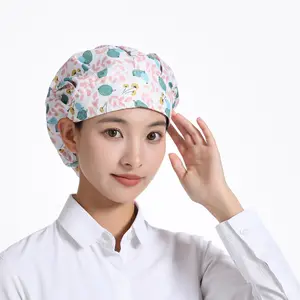 การ์ตูนคุณภาพสูงพิมพ์พยาบาลขัดหมวกร้านเสริมสวยปรับพยาบาลหมวกผู้หญิงห้องปฏิบัติการหมวกการปรับแต่ง