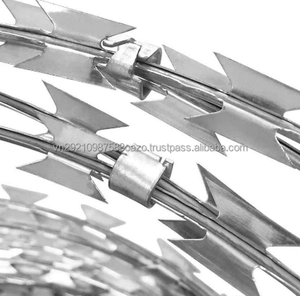 Alambre de Acero Galvanizado BTO-22 CBT-65 en Rollo, Alambre de Púas Tipo Concertina, Protección y Uso en Carreteras, Precio de Fábrica - Product Image 5