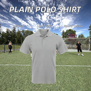 Camiseta Polo de Poliéster y Algodón con Logotipo Personalizado, Lisa, de Manga Corta, para Hombre, Unisex, Ropa Deportiva - Product Image 2
