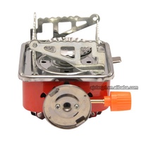 Réchaud à gaz miniature pliable de camping portable AJOTEQPT pour l'extérieur