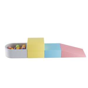 Terrain de jeu intérieur en cuir PU souple personnalisé de 6 pièces <span class=keywords><strong>pour</strong></span> les tout-petits blocs d'escalade en mousse <span class=keywords><strong>pour</strong></span> bébé <span class=keywords><strong>pour</strong></span> l'activité de montée ramper - Product Image 4