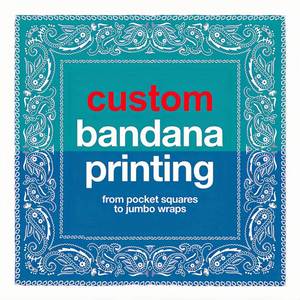 Pañuelo Personalizado con Logotipo y Texto, Pañuelo Multifuncional Resistente para Cuello y Manos, para Hombre - Product Image 1