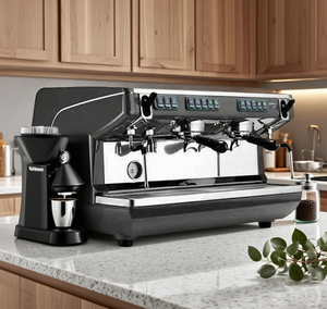 Máy pha cà phê <span class=keywords><strong>Espresso</strong></span> Nuova Appia Life thương mại màu đen 2 nhóm chuyên nghiệp bán tự động điều khiển điện - Product Image 3