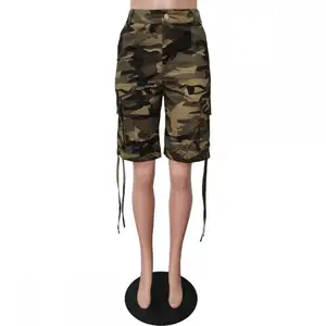 Nieuw Design Dames En Meisjes Kleding Losse Shorts Geprint Camouflage 879029