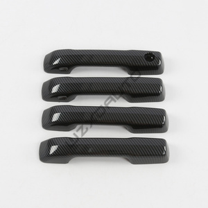 WZXD Triple Chrome Exterior <b>Door</b> Handle Cover <b>Trims</b> for for - Product Image 5