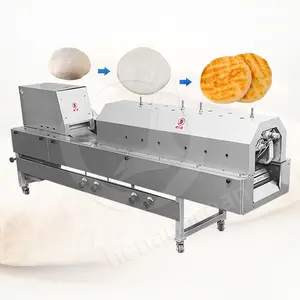 Thương mại nhỏ gas điện lebanon hoàn toàn tự động shawarma Maker Arabic pita Máy bánh mì