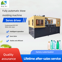 Máquina Sopladora de Botellas PET Totalmente Automática, Motor PLC, 8 Cavidades, Acero Inoxidable, Alto Rendimiento 800-15000 BPH, Cilindro Rotatorio SMC