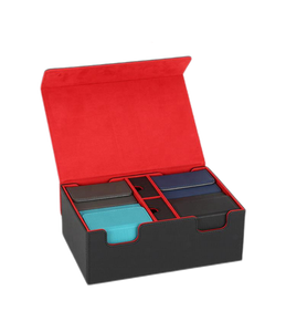 Boîte à cartes multifonction en cuir PU Étui à rabat pour jeux de société 400 Rangement de cartes pour jouer - Product Image 4