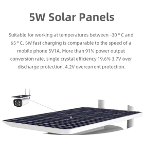 Jianvision telecamera di sicurezza professionale CCTV per esterni 5W pannello solare PIR Wifi sensore 4 batterie 12m bidirezionale di rete Audio - Product Image 6