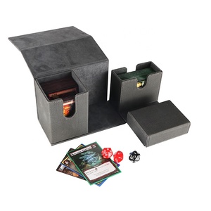 Caja de cubierta de cuero PU impresa con logotipo personalizado para juegos de mesa, tamaño personalizable, embalaje de regalo, tarjetero, juego de mesa, función de colección - Product Image 4