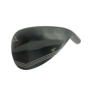 Clubs de golf personnalisés noirs en acier inoxydable à 72 degrés pour gauchers et droitiers Cales de sable hybrides pour hommes avec poignées en caoutchouc - Product Image 5